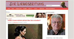 Desktop Screenshot of liebeszeitung.de